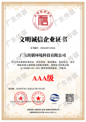 AAA级-文明诚信企业证书